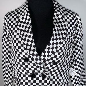 Checkered Blazer